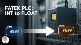how can convert value decimal to floating number in Fatek plc