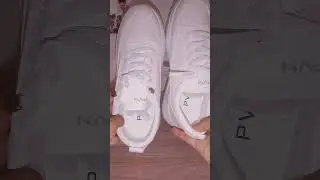 Unboxing white shoes for walking and sports👟🥿#shoes #white #unboxing #shorts #sport