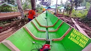 Build a wooden boat from start to finish