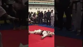 нокаут в карате #karate #sports #kumite #fighting