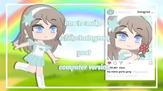 How to make a 'FAKE' instagram post ( computer version)|| Minty bubble || read description||
