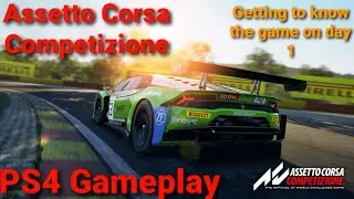Assetto Corsa Comptizione PS4 Gameplay. Getting to know the game day one