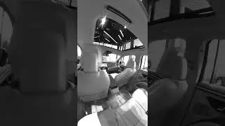 Flying through the Mercedes-Benz EQS 450 with a 360 degree camera #mercedesbenz #mercedes #luxurycar