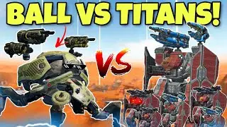 🔥 SKYROS VS ARTHUR'S 1VS6 TITAN BALL FIGHT! || WAR ROBOTS || BOSS FIGHT! || SKIRMISH CONCEPT! ||
