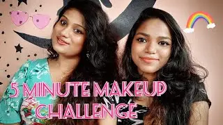 5 minute makeup challenge / #skincare #makeup #challenge