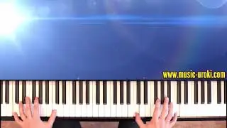Урок игры на фортепиано. Очень легко!!!