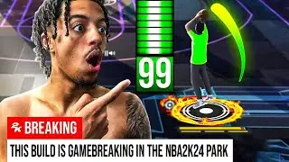 My 6'6 ISO BUILD IS GAMEBREAKING in NBA 2K24! 92 3PT + BEST DRIBBLE MOVES