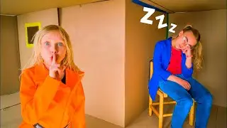ПОБЕГ с КАРТОННОЙ КОМНАТЫ Челлендж !