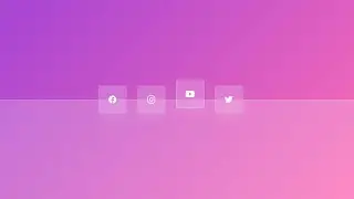 Social  Icons Hover Effect Using Css | Glassmorphism Icons Hover Effect Using Css |Css Glassmorphism
