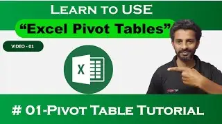 Pivot Table #01 | Create Pivot Table from Beginning | Very New to Pivot Table