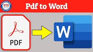 Pdf to Word Converter | Pdf to Word | How to convert Pdf to Word