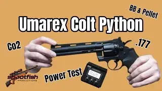 Umarex Colt Python .177 Pellet & BB Revolver Review & Power Test