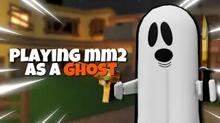 PLAYING MM2 AS GHOST ON HALLOWEEN.. [Roblox mm2]