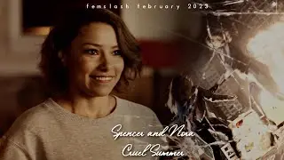 Spencer Young and Nora West-Allen| cruel summer