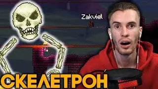 [9] ЗАКВИЕЛЬ УБИЛ БОССА - СКЕЛЕТРОНА - Сложный Босс В Террарии