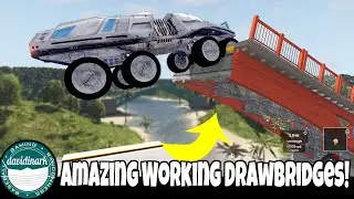 BeamNG Drive - Open Wide! Draw Bridges in BeamNG Drive! Bascule Bridge Map Mod