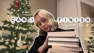 can I finish my 25 for 2025 tbr? ￼￼👀 | bookmas day 5