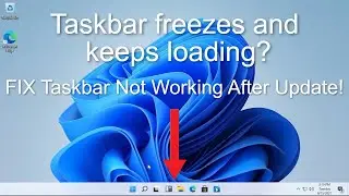 Windows 11 Taskbar/Search Bar Not Working After Update Fixed!