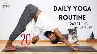 20 Min Daily Yoga Routine for Beginners at HOME II Step by Step Yoga Class