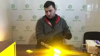 Маячок проблесковый (стробоскоп) 4 секции 14 вариантов желтой вспышки