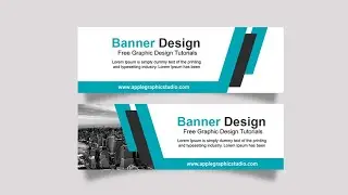 Illustrator tutorial business banners design advertising