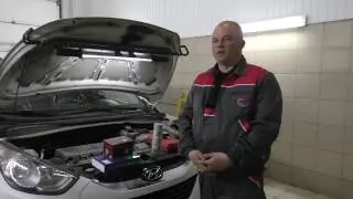 Hyundai IX35 ошибка P0106. Очистка дросселя, датчика. Замена фильтров.