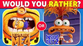 Would You Rather…? Despicable Me 4 or Inside Out 2