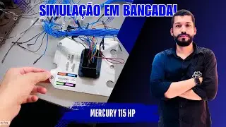 SIMULANDO MÓDULO DE MOTOR DE POPA MERCURY 115 HP