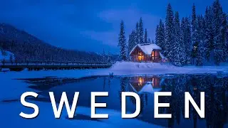 FLYING OVER SWEDEN -  Relaxing Music & Amazing Beautiful Nature Scenery For Stress Relief