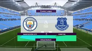 Manchester City vs Everton | Etihad Stadium | 2020-21 Premier League | PES 2021