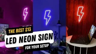 THE BEST $13 Led Neon Sign for your gaming Setup