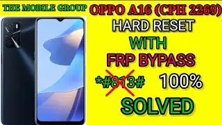 oppo A16 hard reset with unlocktol// only 5 second screenlock remove 2022 new trick
