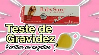 TESTE DE GRAVIDEZ - OLHA NO QUE DEU | Brunna Souza