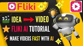From Idea to Pro Video in Minutes! Fliki AI Tutorial (Text to Video Made Easy)