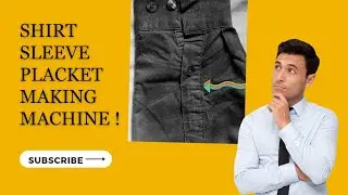 Sleeve Placket making / Sleeve Slit Making / Sleeve Placket Cutting and Stitching 