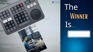 DaVinci Resolve Studio Giveaway: The New Winner Announced!