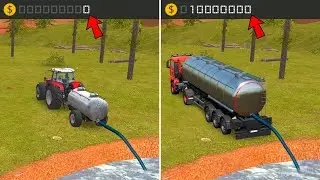 $0 vs $1000000 | Milk Filling & Selling | Fs18 Multiplayer Gameplay | Timelapse |