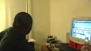 Making a rap beat with the linuxsampler!!