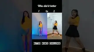 BTS - Butter __ who did it better 1 or 2 #kpop #bts #butter #shorts