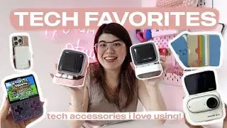 my TECH favorites!! 📱✨👩‍💻 (accessories for iPhone, iPad, gaming, desk setup & more!)