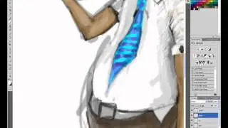 Cartoon - Coffee Man Speed Paint