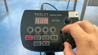 Practicing with the Fesley FED150w!