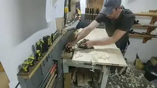 Стільниця і лавка. Щити із сосни