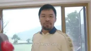 Manny Pacquiao may mensahe kay Floyd Mayweather!