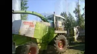 Ensilage in sleeve in Poland 2007.Kiszonka w rękawie foliowym v2
