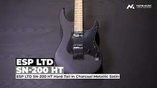 ESP LTD SN-200 HT Hard Tail in Charcoal Metallic Satin