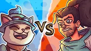 TEEMO vs YASUO [League of Legends ANIMATION]