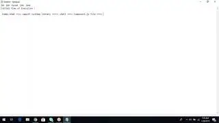 Initial flow