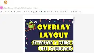 Overlay Layout Extension and Demo Aia File for Kodular free