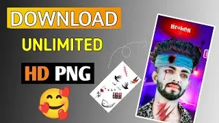 How to download PNG for PicsArt || PicsArt sticker